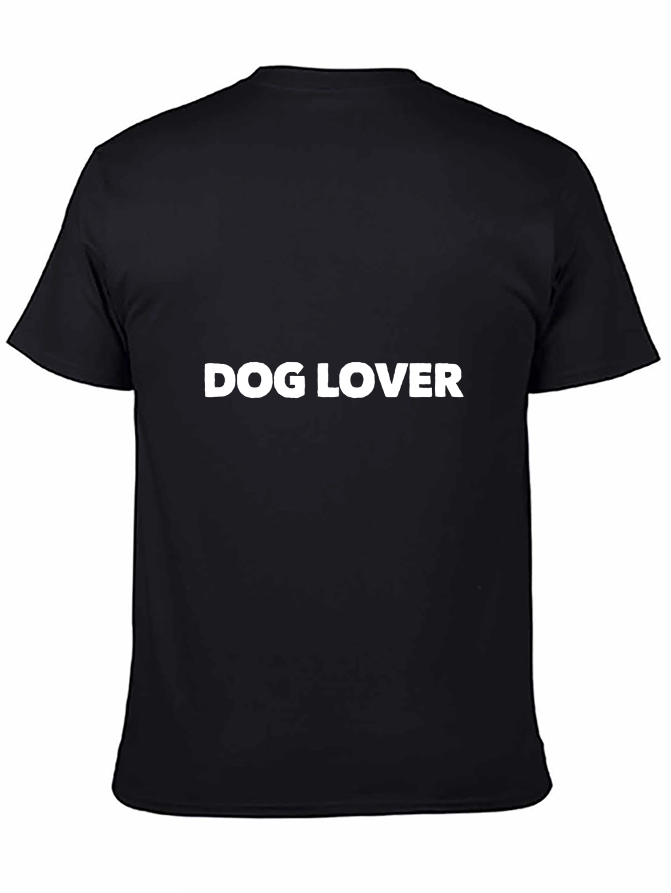 Dog Lover Black Graphic Tee