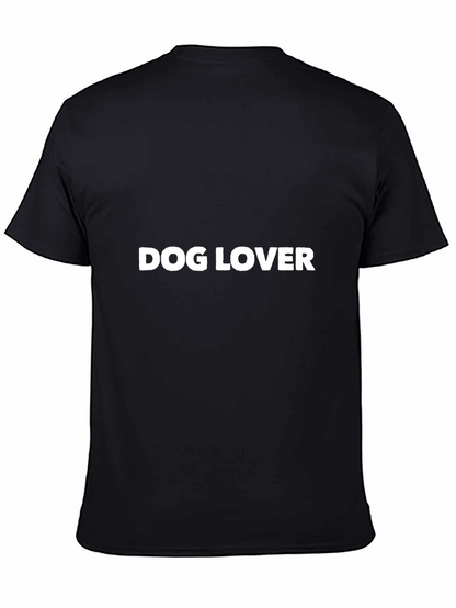 Dog Lover Black Graphic Tee