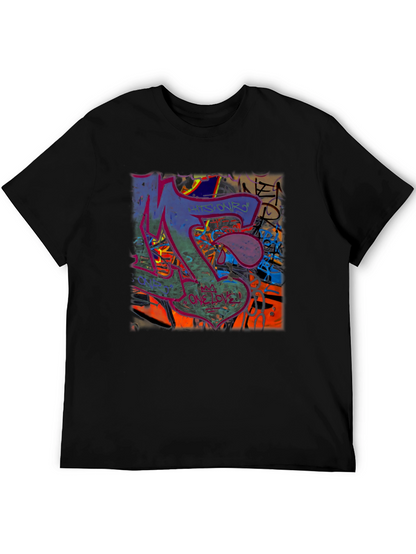 Graffiti Art Graphic Print T-Shirt