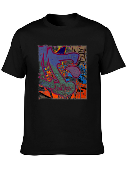 Graffiti Art Graphic Print T-Shirt
