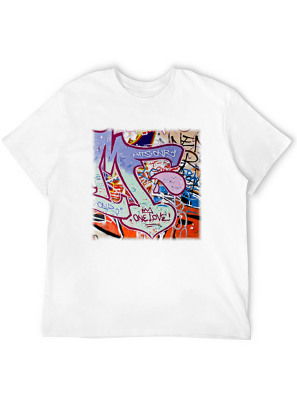 Graffiti Art Graphic Print T-Shirt