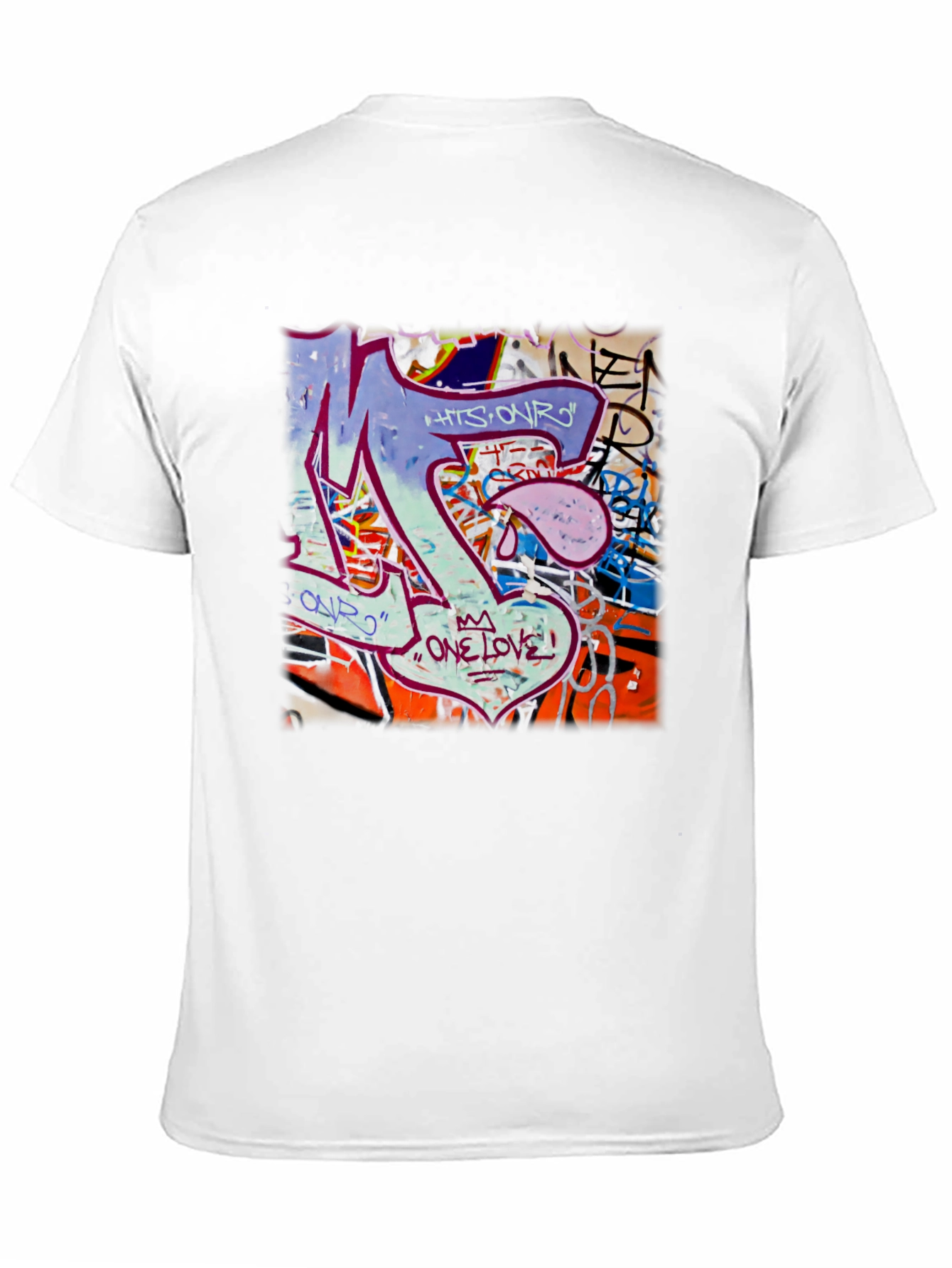 Graffiti Art Graphic Print T-Shirt