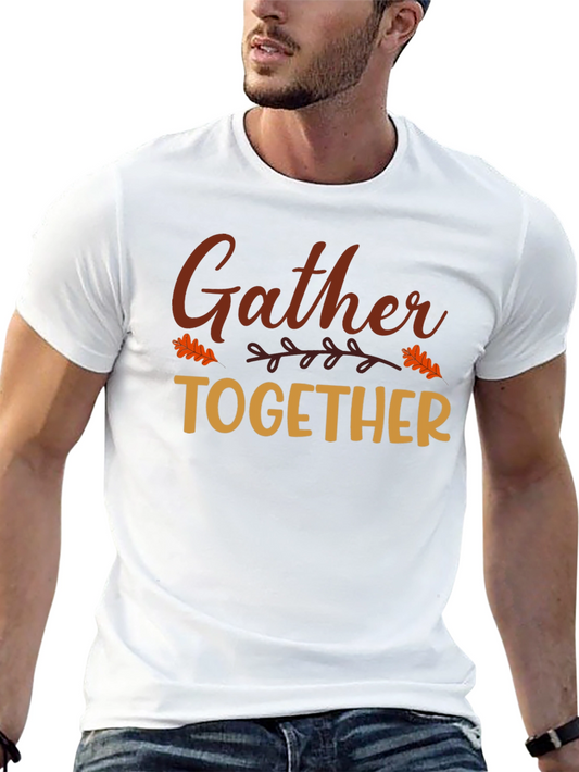 Gather Together T-Shirt - Fall Thanksgiving
