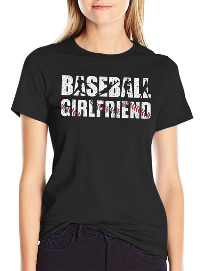 Baseball Girlfriend Graphic T-Shirt