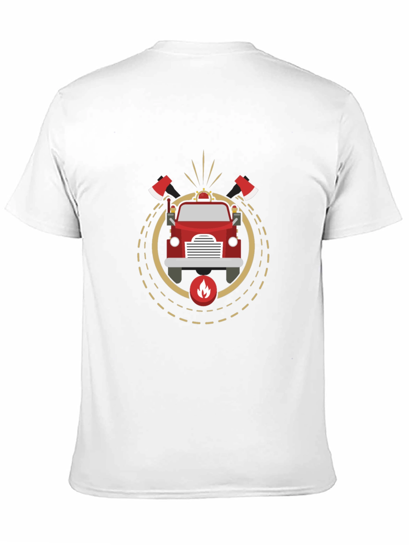 Firefighter Truck T-Shirt - Stylish Graphic Tee