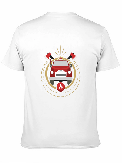 Firefighter Truck T-Shirt - Stylish Graphic Tee