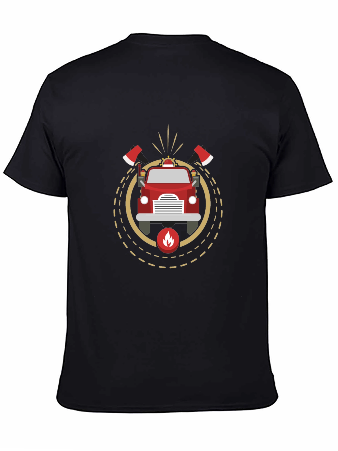 Firefighter Truck T-Shirt - Stylish Graphic Tee