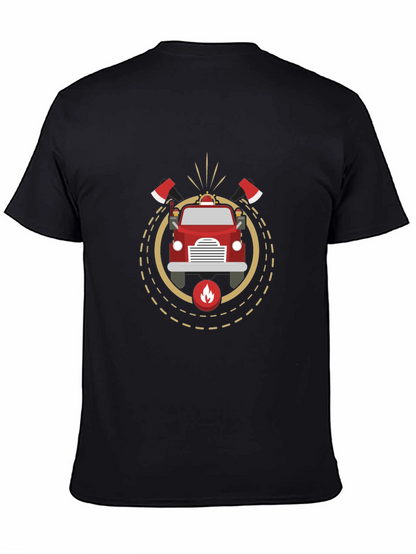 Firefighter Truck T-Shirt - Stylish Graphic Tee
