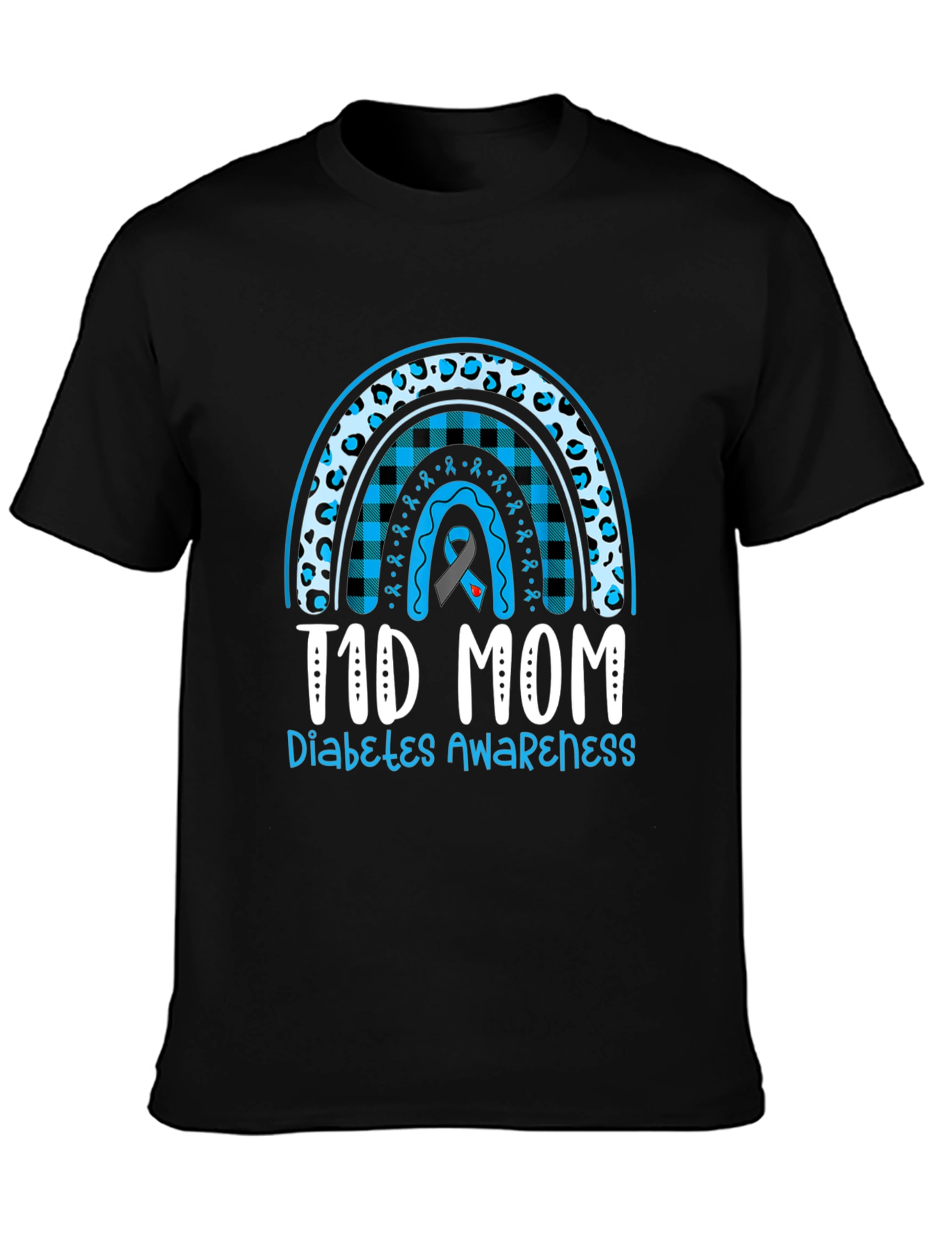 T1D Mom Diabetes Awareness Graphic Tee