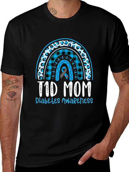 T1D Mom Diabetes Awareness Graphic Tee