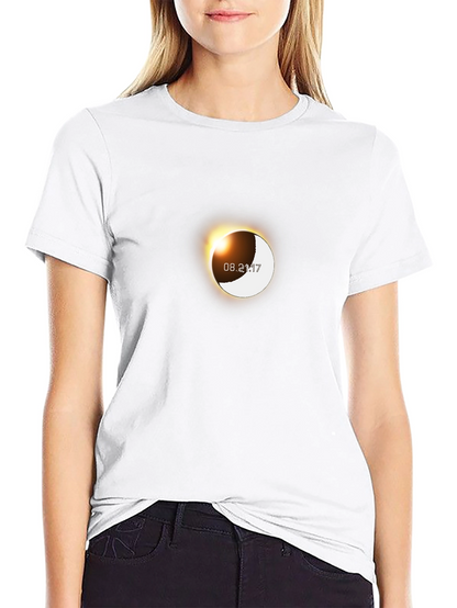 Solar Eclipse August 21 2017 Black T-Shirt