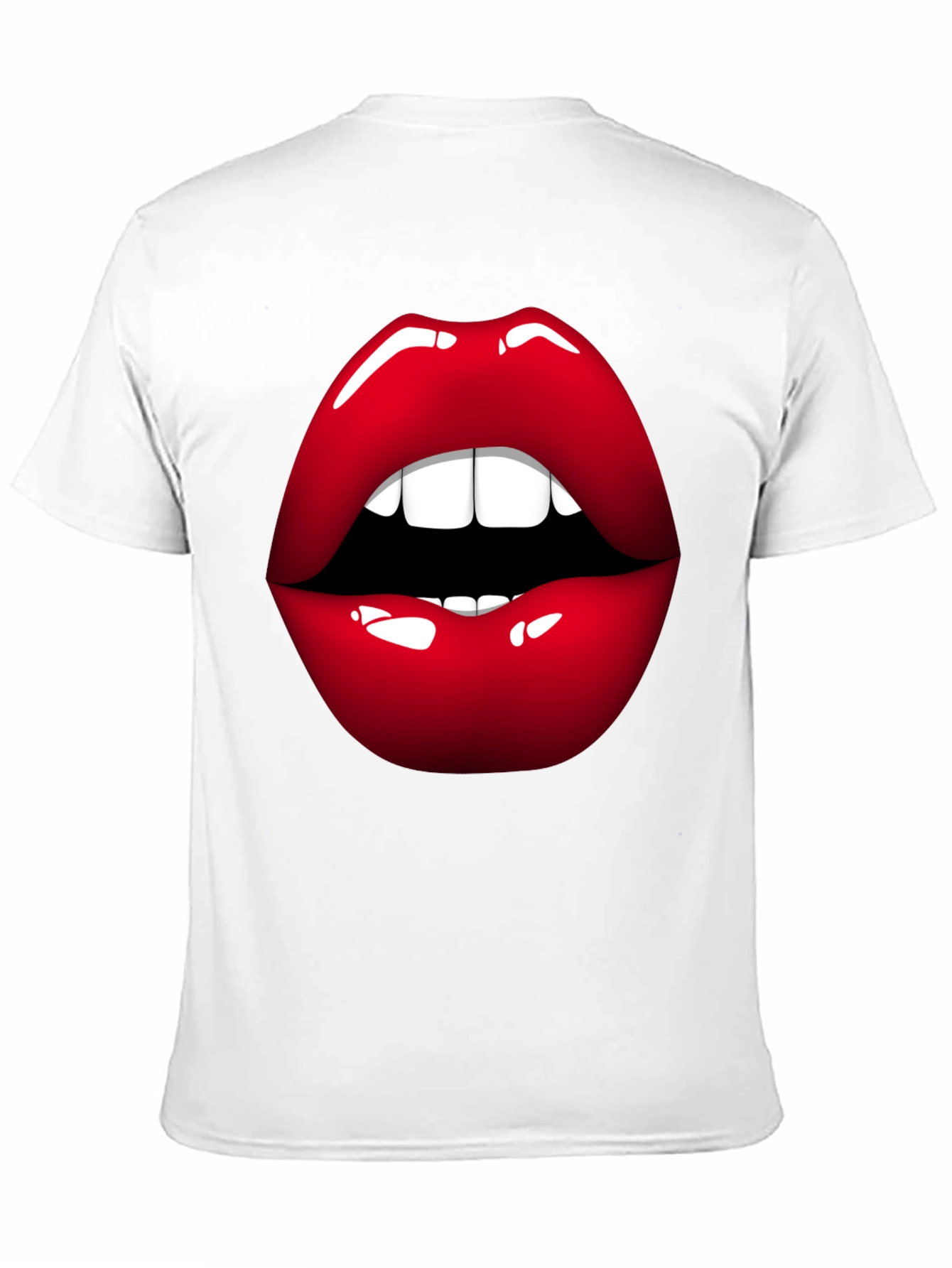 Bold Lip Graphic Tee - Stylish Statement Shirt