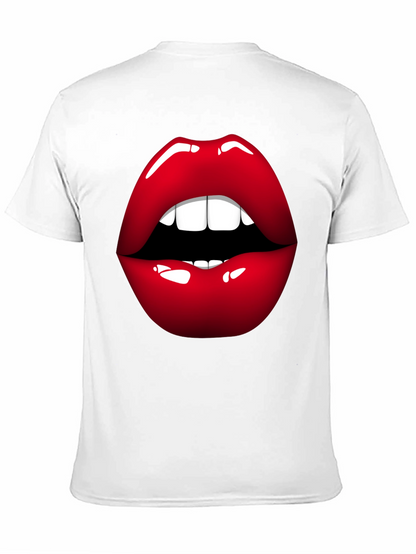 Bold Lip Graphic Tee - Stylish Statement Shirt