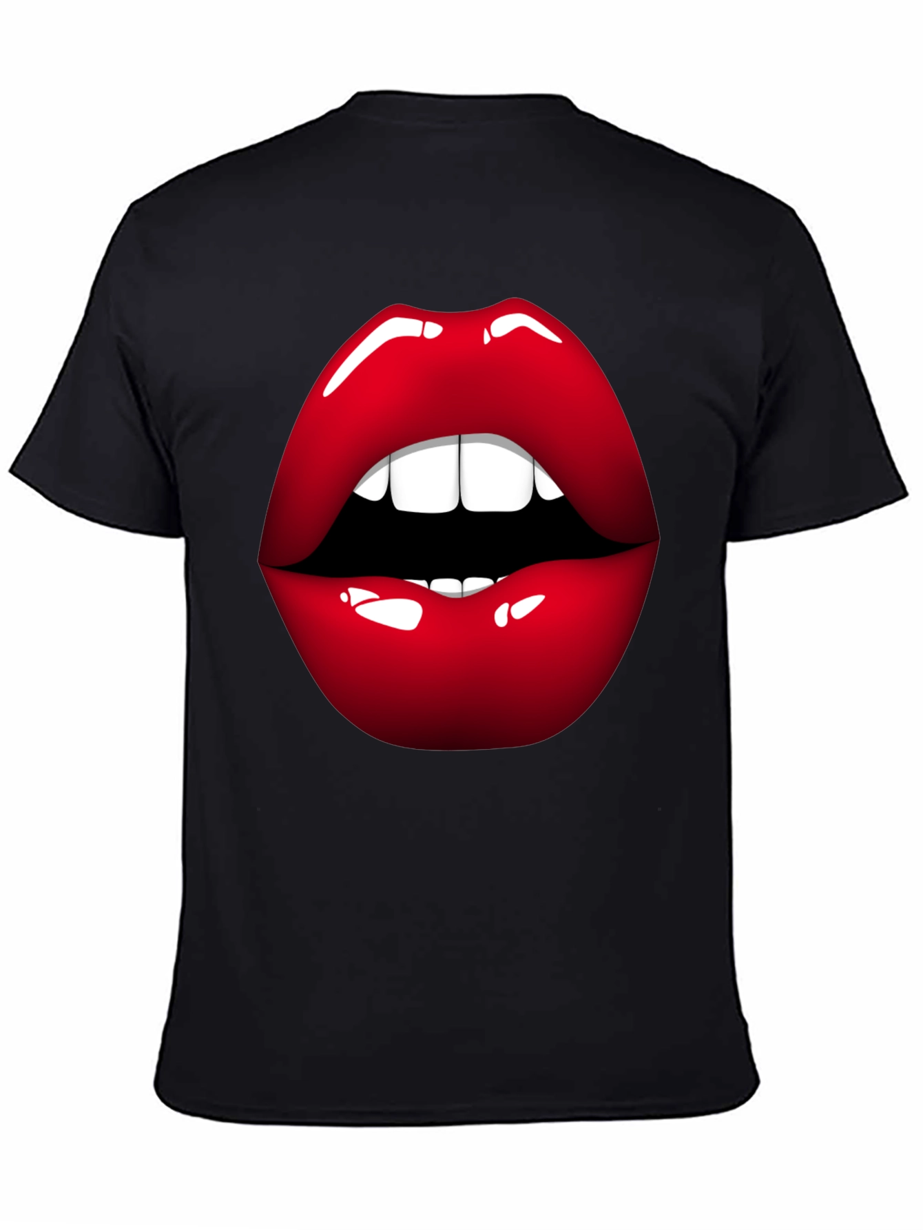 Bold Lip Graphic Tee - Stylish Statement Shirt
