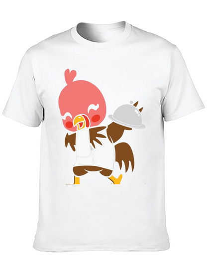 Chef Turkey T-Shirt - Cute Cartoon Bird Design