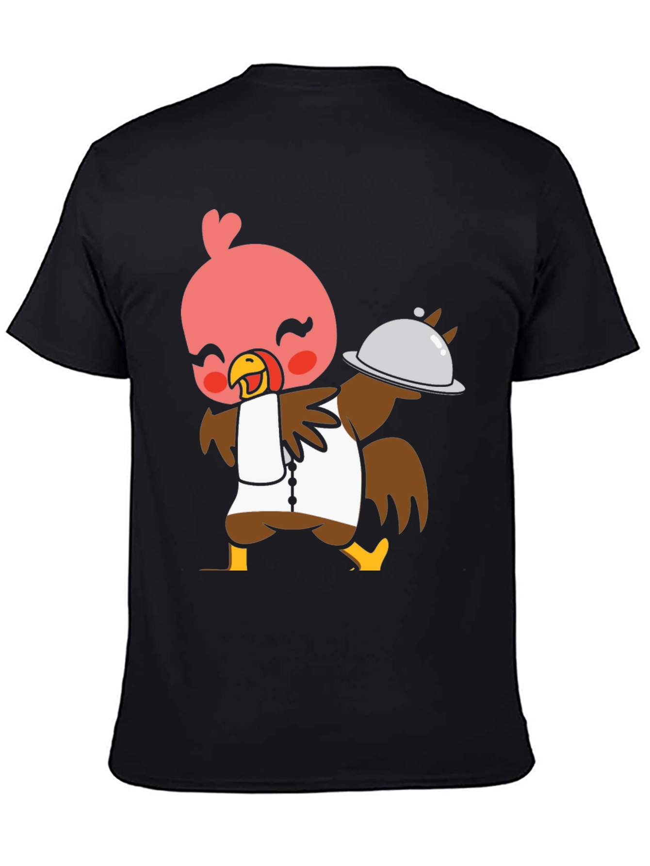 Chef Turkey T-Shirt - Cute Cartoon Bird Design