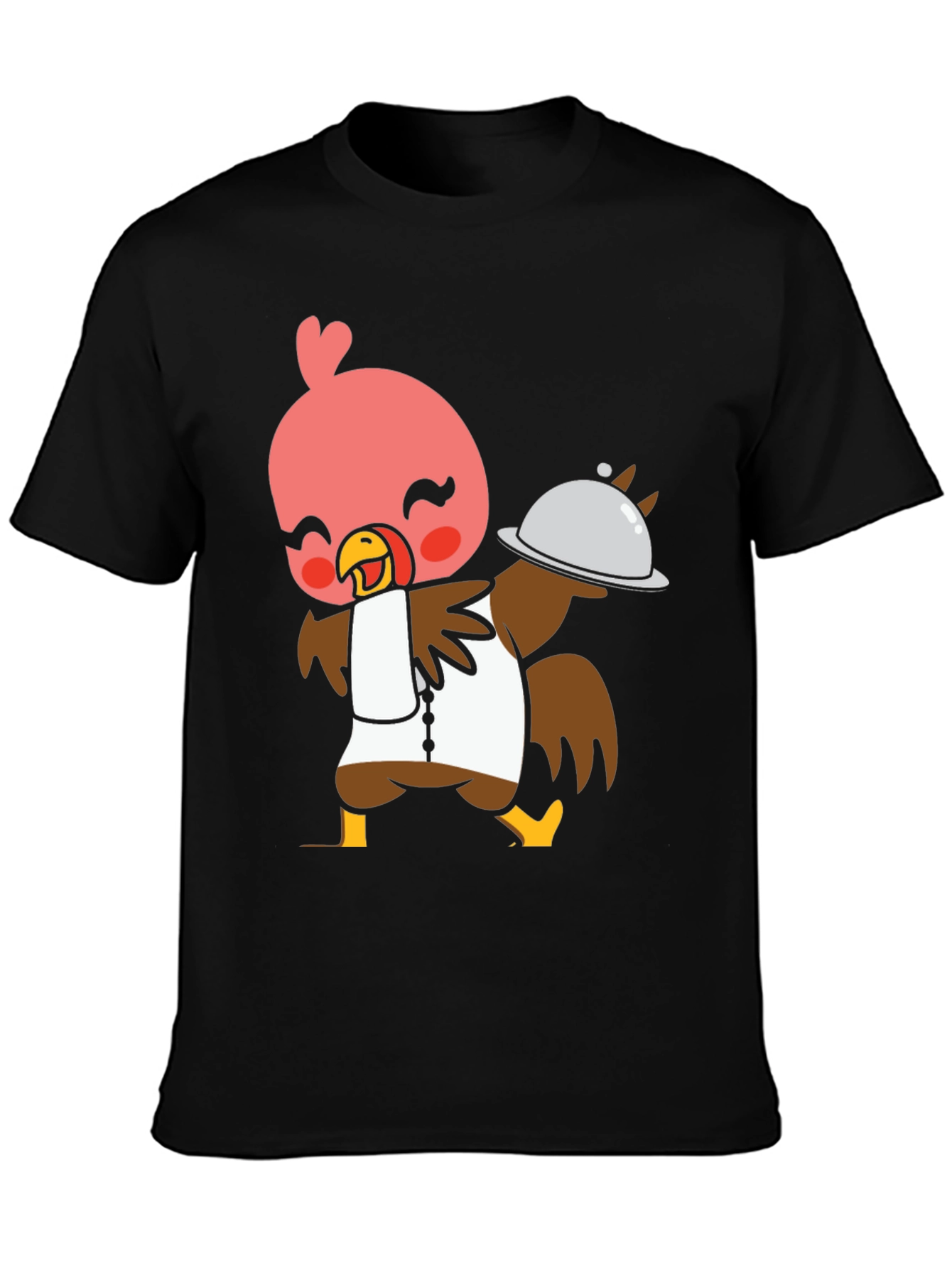Chef Turkey T-Shirt - Cute Cartoon Bird Design