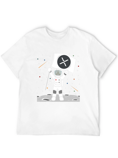 Ripple XRP Crypto Astronaut T-Shirt - To the Moon!