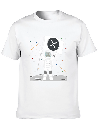 Ripple XRP Crypto Astronaut T-Shirt - To the Moon!