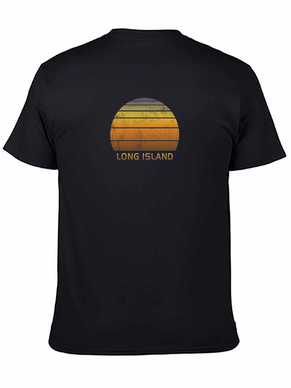 Long Island Sunset T-Shirt - Retro Style