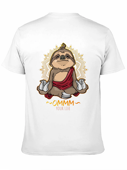 Meditating Sloth T-Shirt - OMMM Your Life Tee
