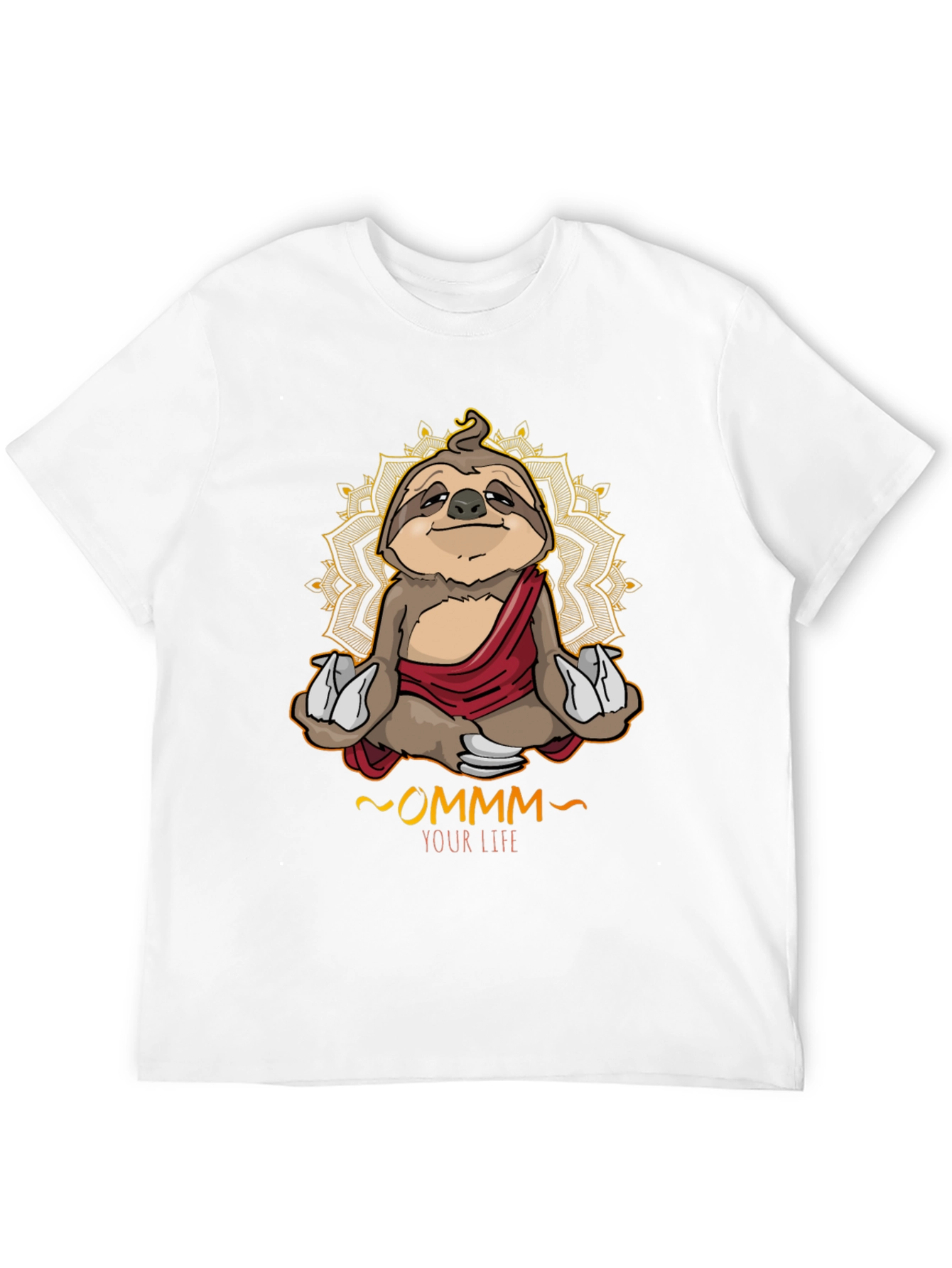 Meditating Sloth T-Shirt - OMMM Your Life Tee