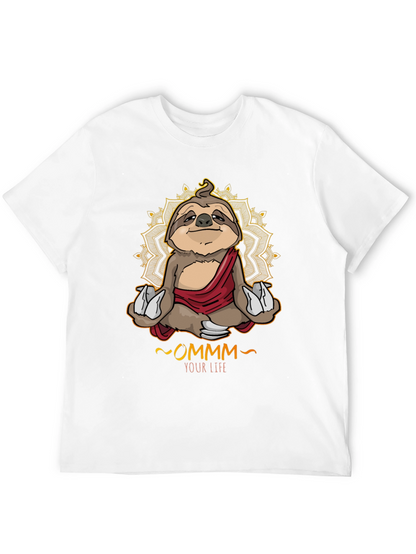 Meditating Sloth T-Shirt - OMMM Your Life Tee