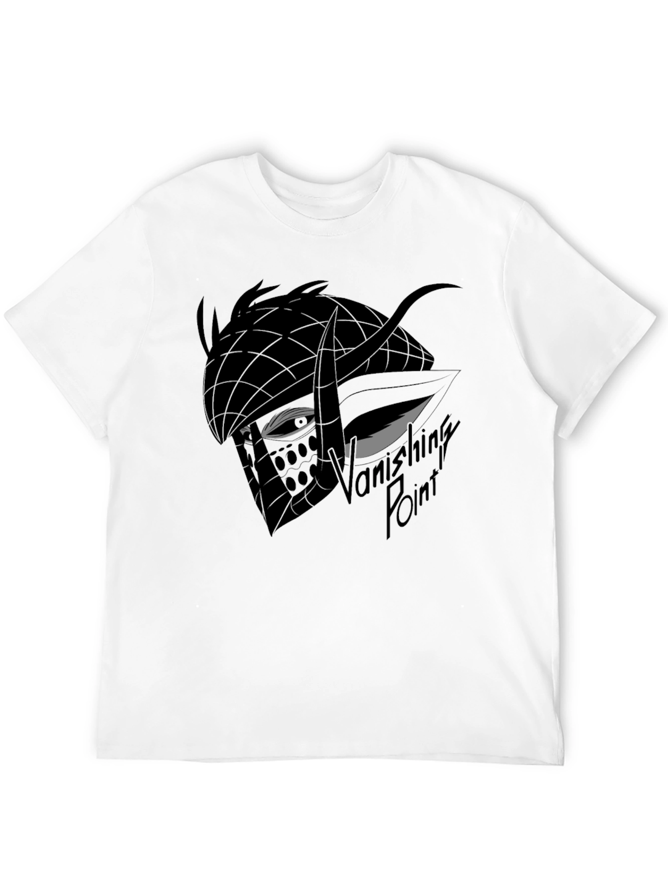 Vanishing Point Graphic Tee - Black