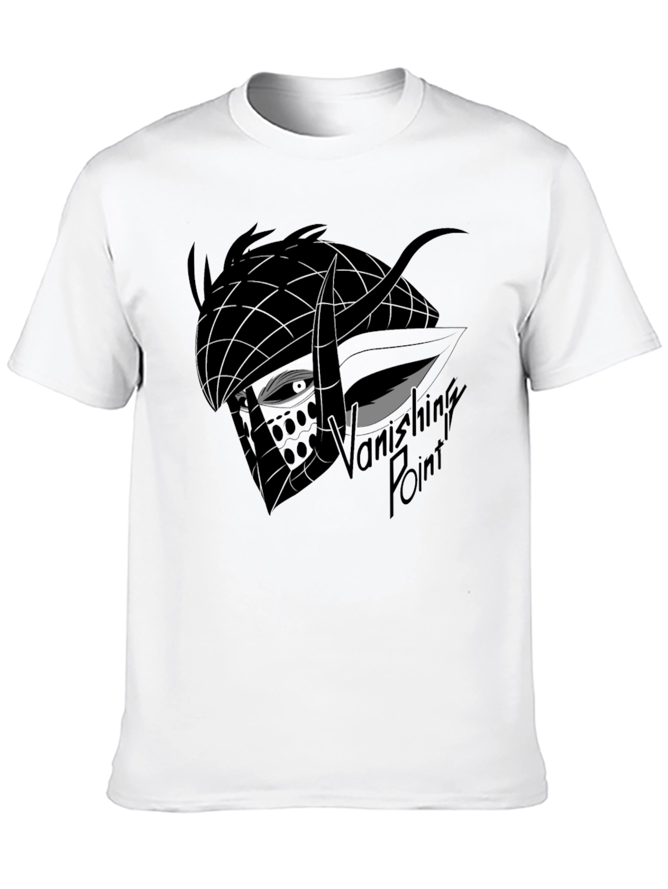 Vanishing Point Graphic Tee - Black