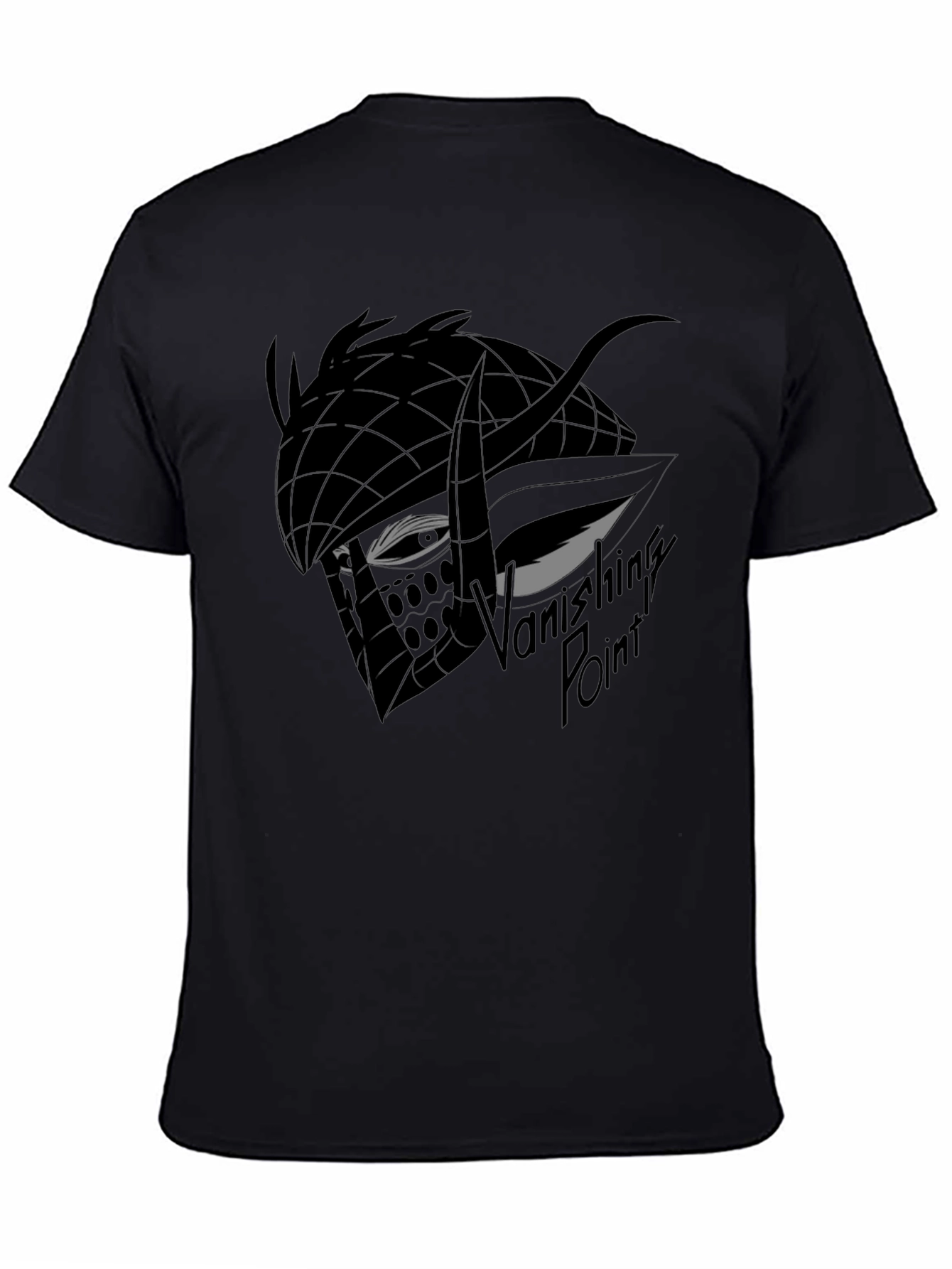 Vanishing Point Graphic Tee - Black
