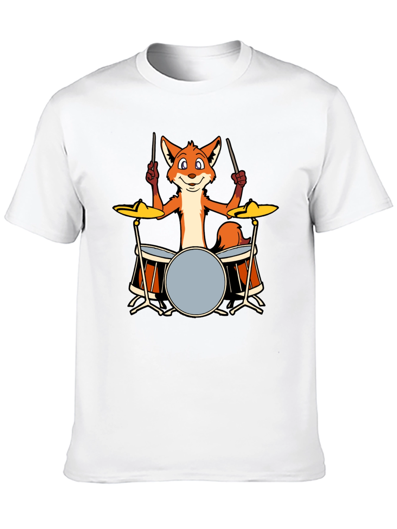 Fox Drummer T-Shirt - Black