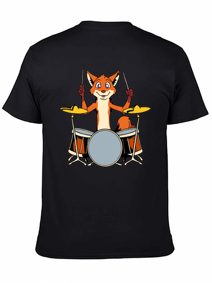Fox Drummer T-Shirt - Black