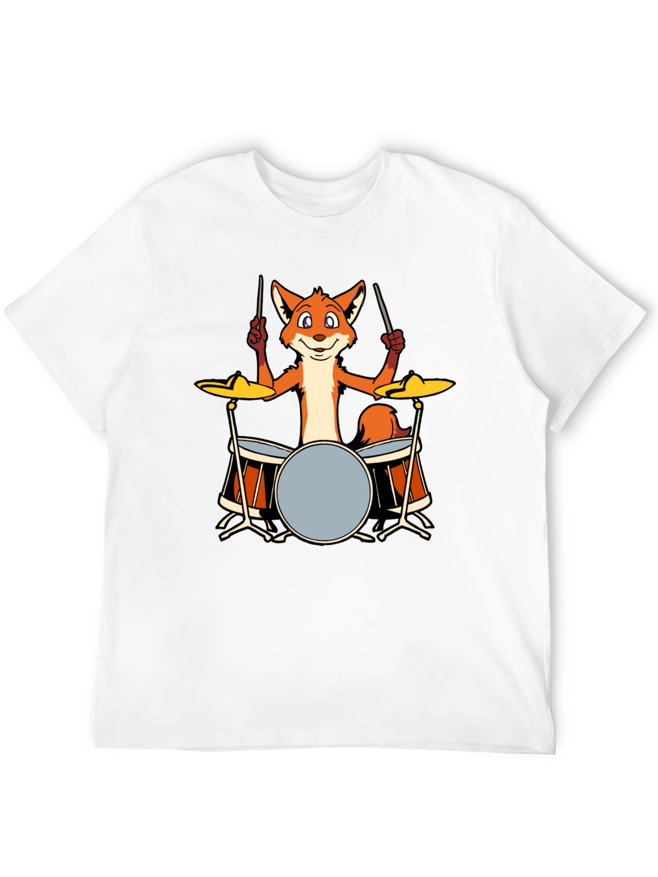 Fox Drummer T-Shirt - Black