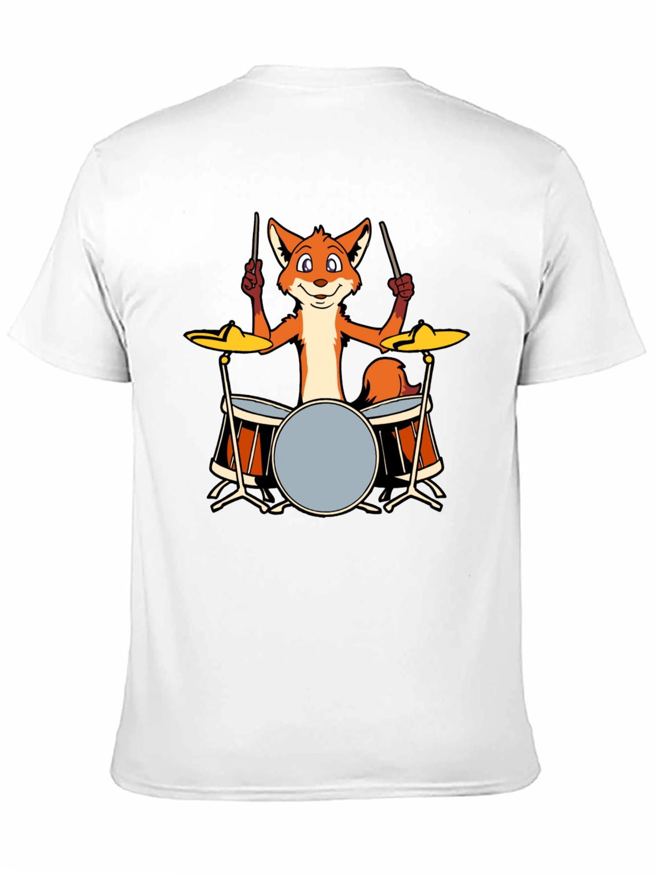 Fox Drummer T-Shirt - Black