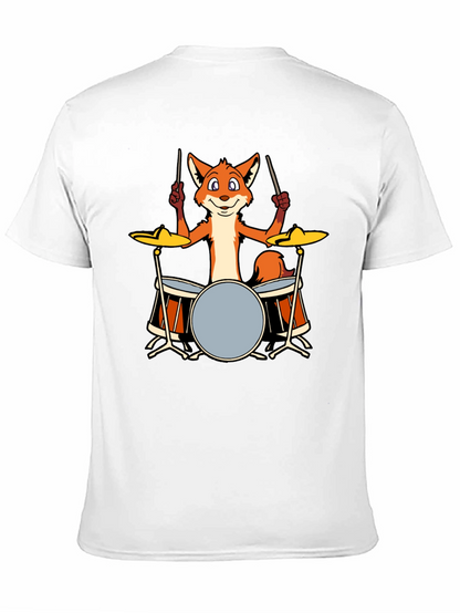 Fox Drummer T-Shirt - Black