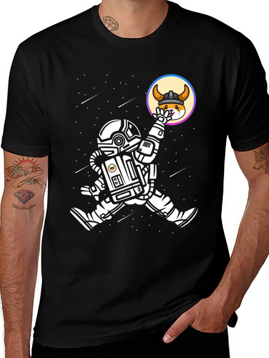 Astronaut Doge Viking Helmet T-Shirt