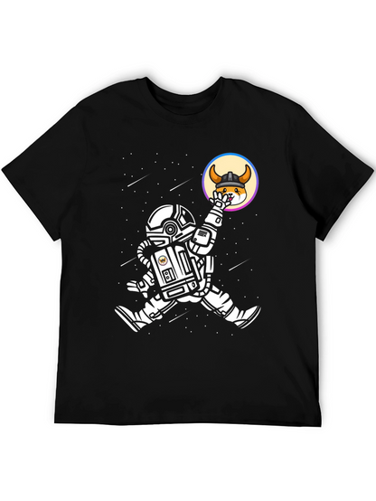 Astronaut Doge Viking Helmet T-Shirt