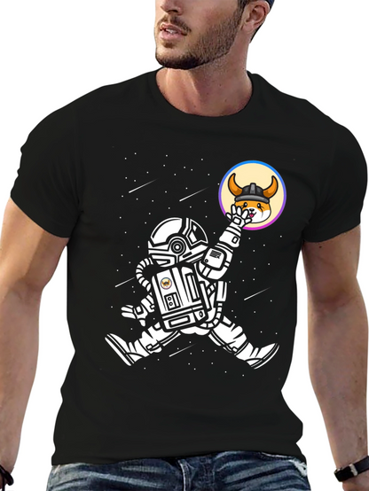 Astronaut Doge Viking Helmet T-Shirt