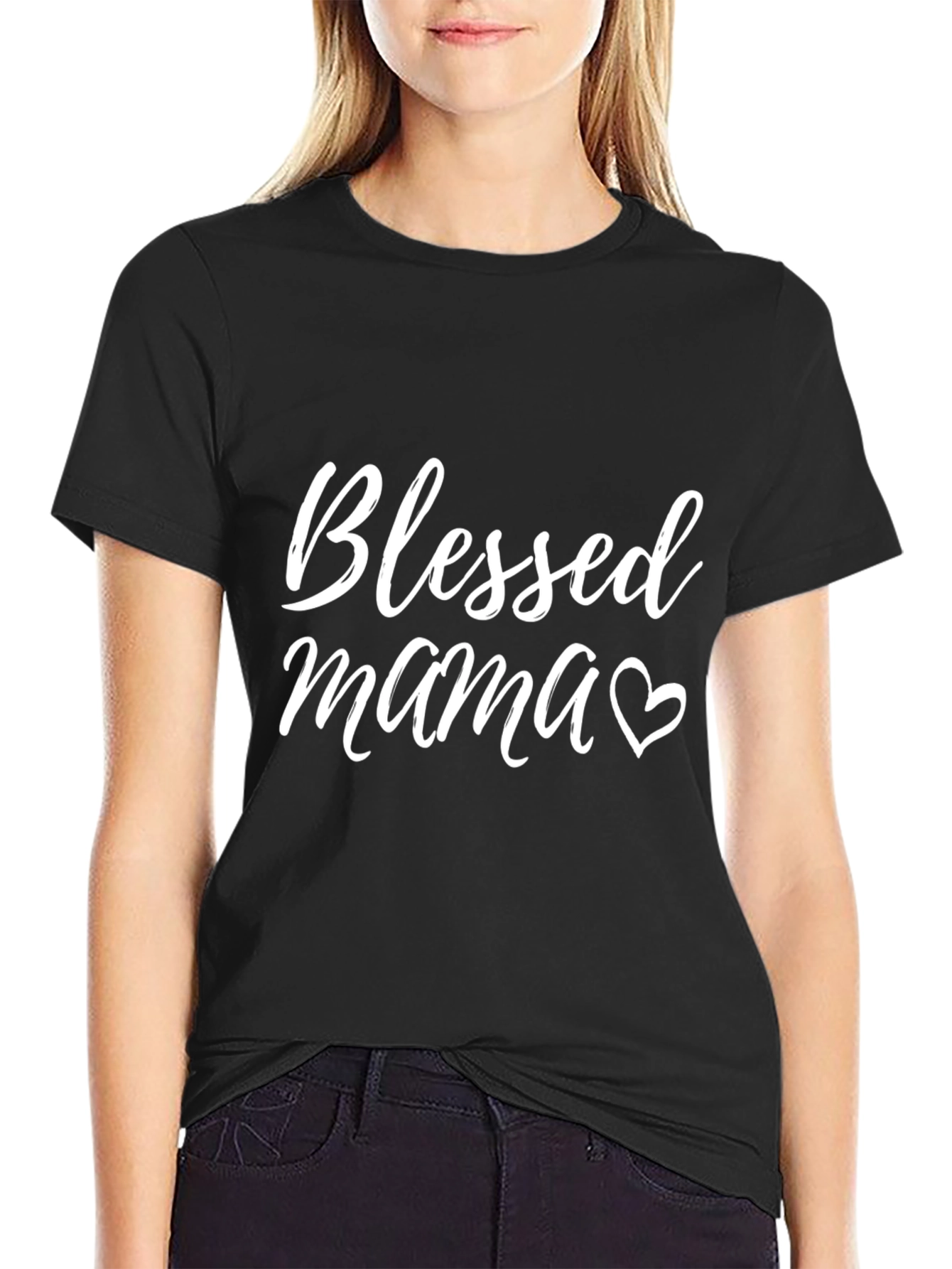 Blessed Mama Graphic Tee - Mothers Day Gift