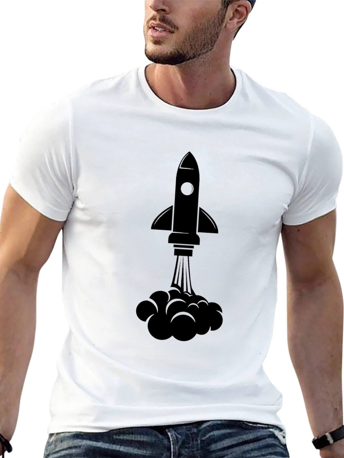 Rocket Launch Graphic T-Shirt