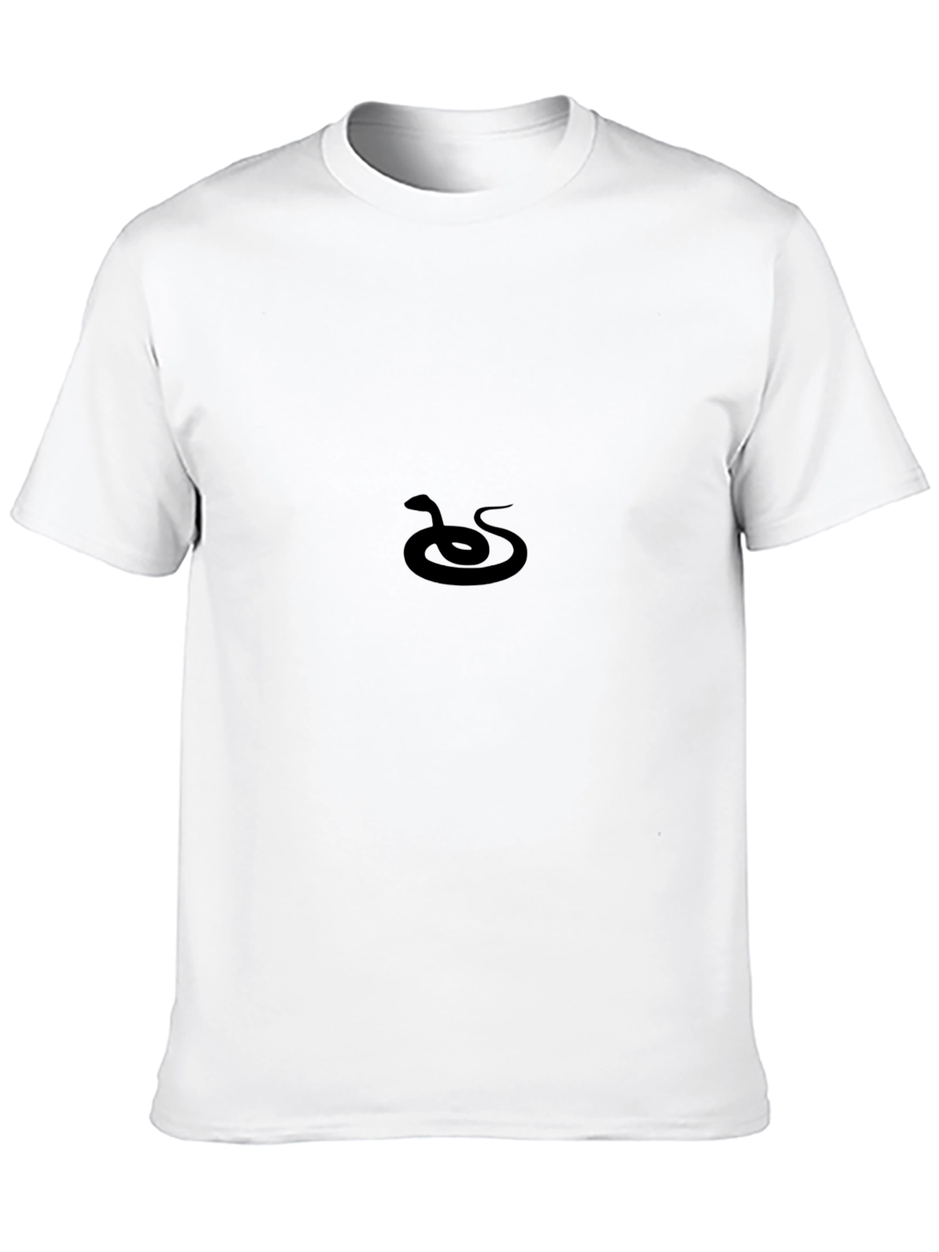 Black Snake Logo T-Shirt - Stylish & Versatile