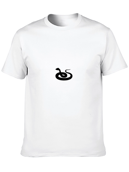 Black Snake Logo T-Shirt - Stylish & Versatile