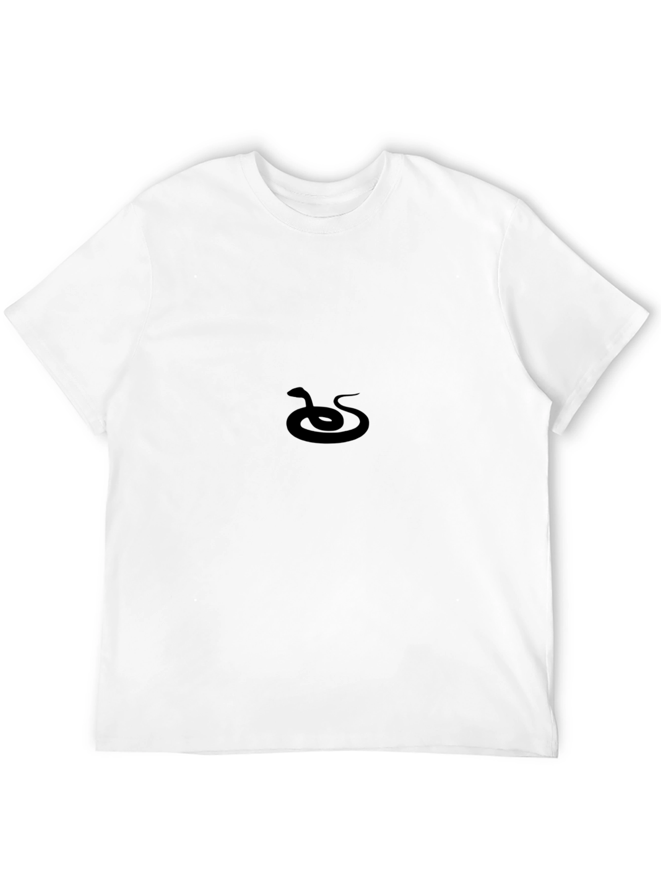 Black Snake Logo T-Shirt - Stylish & Versatile