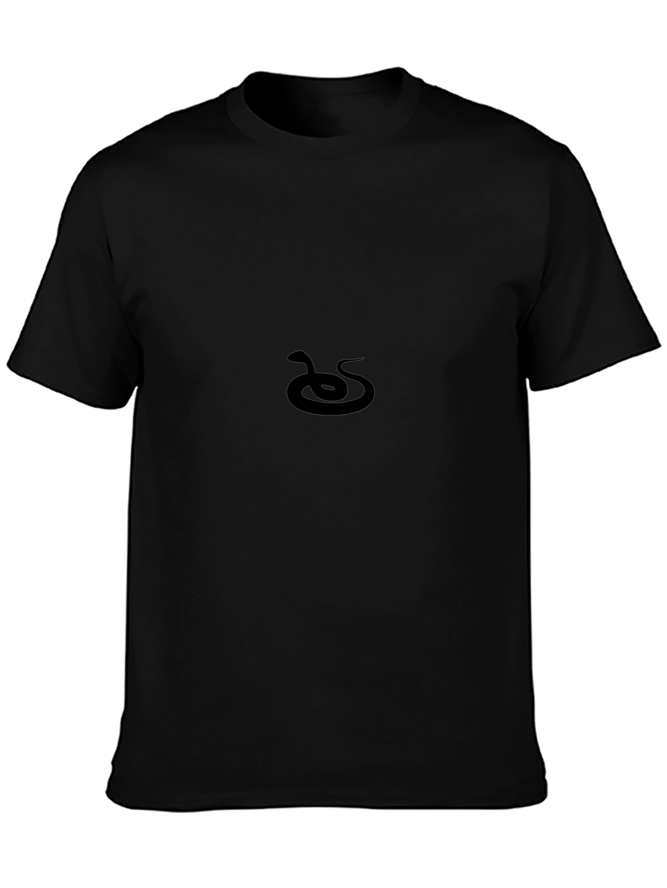 Black Snake Logo T-Shirt - Stylish & Versatile
