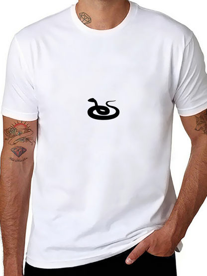 Black Snake Logo T-Shirt - Stylish & Versatile