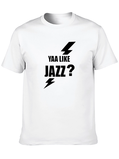 Yaa Like Jazz? Black Graphic Tee