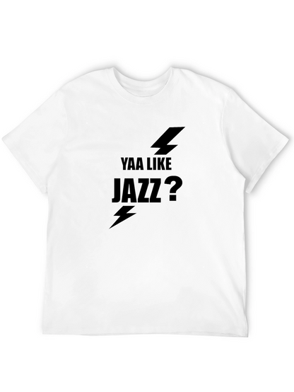 Yaa Like Jazz? Black Graphic Tee