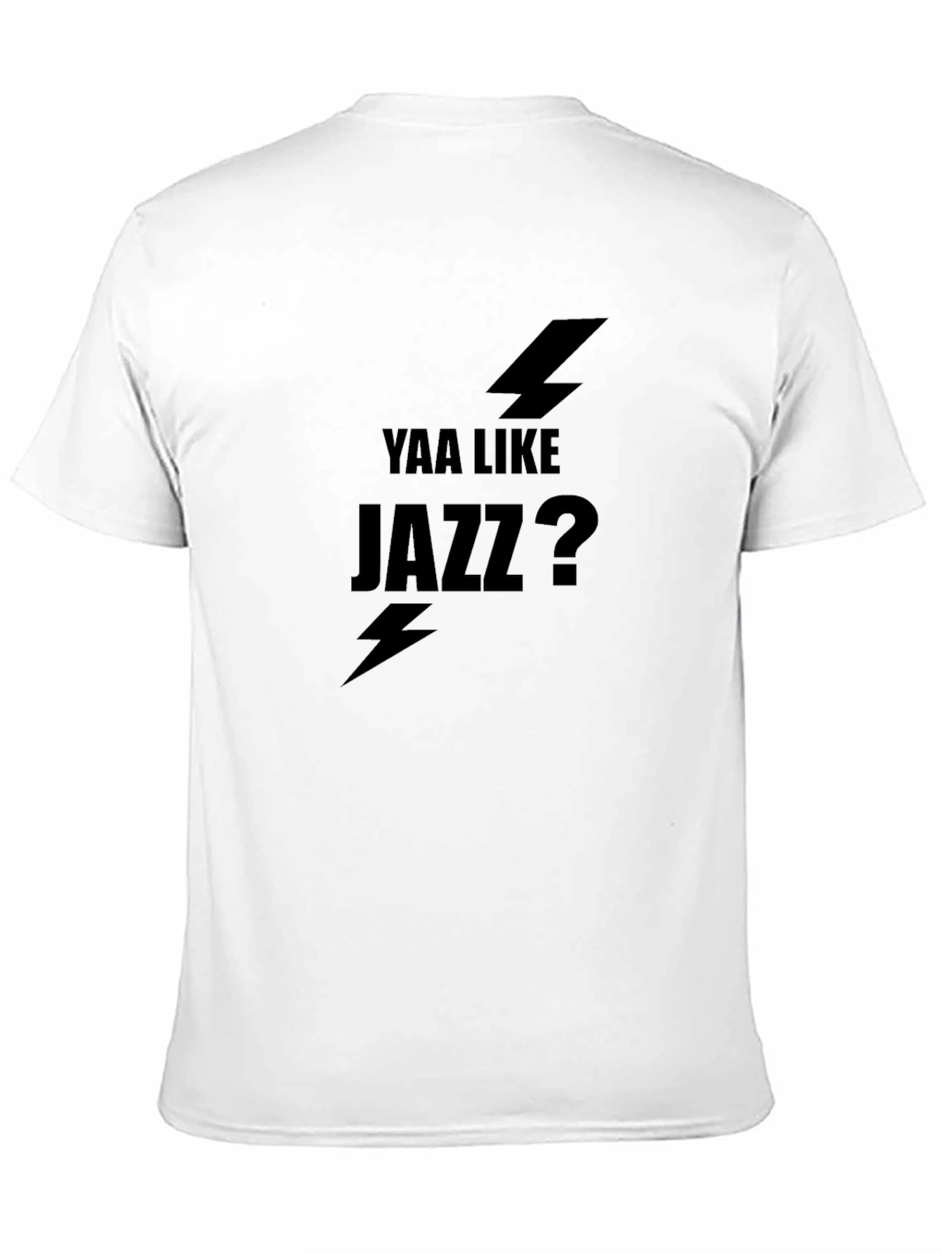 Yaa Like Jazz? Black Graphic Tee