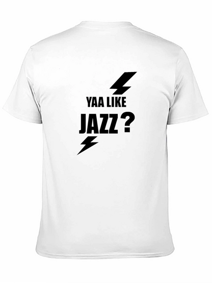 Yaa Like Jazz? Black Graphic Tee
