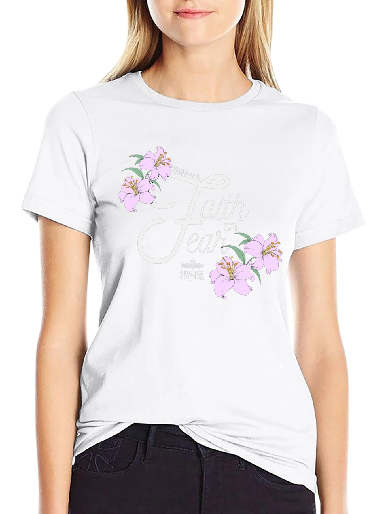 Faith Over Fear Graphic T-Shirt - Christian Apparel